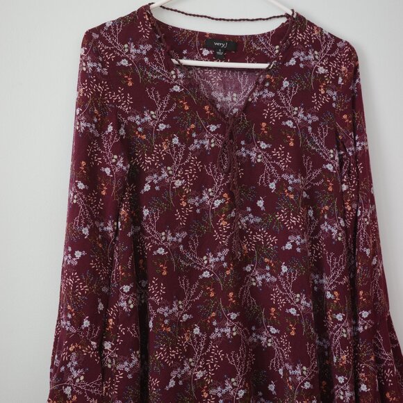 Tops - Blouse by Very J, Sz S, 100% Rayon